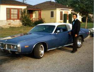 Prom time with Richard's Charger